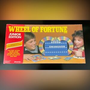 Vintage Wheel of Fortune Board Game
